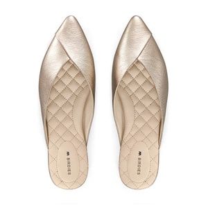 Like-New Gold Leather Birdies (The Swan)